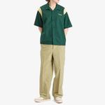 Широкие брюки-чиносы Visvim, зеленый - фото 4