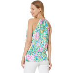 Топ Lilly Pulitzer Bowen Halter Top, цвет Multi Grove Garden - фото 2