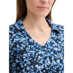 Блуза Tom Tailor 1044142 Alloverprint, синий - фото 4