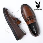 Лоферы мужские черно-коричневые Playboy - фото 10