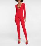 Креповый комбинезон Blumarine, Lipstick Red - фото 2