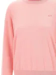 Свитер с логотипом и длинными рукавами Sun68, розовый - фото 4