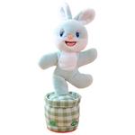 Плюшевая кукла танцующее животное Mocha duck, белый - фото 4