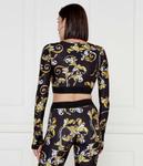 Блузка Versace Jeans Couture Cropped Fit, черный - фото 3