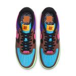 Кроссовки x undefeated air force 1 low 'multi-patent pink prime' Nike, коричневый - фото 4