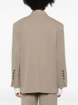Двубортный хлопковый пиджак Eleh, нейтральный - фото 5