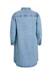 Платье Zizzi Denim dress, Light Blue Cherry/Light-Blue Denim - фото 5