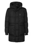 Пуховое пальто с капюшоном Add, черный - фото