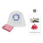 Футболка унисекс Afgk, Белый/Синий - фото 3