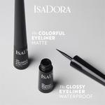Подводка для глаз Isadora Colorful Eyeliner Matte, 10 Black / 2,3 ml - фото 4