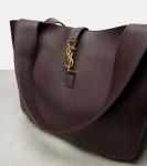 Сумка-тоут из кожи Le 5 À 7 Bea Saint Laurent, Raisin - фото 6