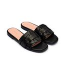 Кожаные тапочки coccinellemonog Coccinelle, черный - фото 3