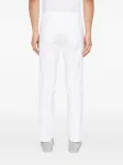 Хлопковые брюки прямого кроя Incotex, белый - фото 4