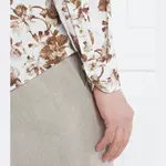 Рубашка узкого кроя Stenströms, белый - фото 4