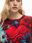 Desigual Свитшот в красном цвете - фото 5