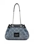Сумка The Quilted Denim Chain Sack MARC JACOBS, синий - фото 4