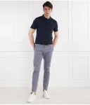 Поло slub regular fit Boss Orange, темно-синий - фото 2