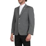 Однобортный приталенный блейзер THOM BROWNE, серый - фото 5