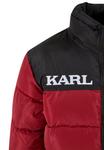 Куртка Karl Kani Winter jacket, Dark Red Black/Red - фото 8