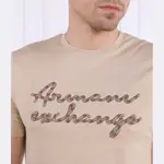 Футболка стандартного кроя Armani Exchange, бежевый - фото 4