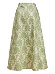 La DoubleJ юбка миди А-силуэта с принтом, зеленый - фото 5