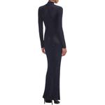 Self-portrait Женское платье с длинным рукавом Navy Blue Self Portrait - фото 5