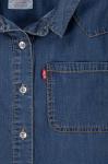 Детская джинсовая рубашка Levi's L/S WESTERN DENIM SHIRT, синий - фото 4