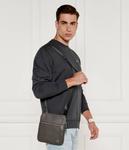 Сумка мужская Armani Exchange через плечо с тиснением, серый - фото 2