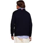 Джемпер с вышитым монограммой Tommy Hilfiger, желтый - фото 7