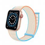 Penc Iwatch Часы Strap Apple Compatibility Nylon Material 49mm, Two Nylon Velcro-Straps【Milky White】 - фото