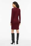 Платье VILA MINI VIRAFFI LANGARM, Winetasting/Bordeaux - фото 3