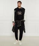 Свитшот мужской Guess Jeans свободная посадки с принтом, черный - фото 2