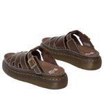 Шлепанцы Dr. Martens Maxxy Slide Rogue Leather 'Brown' - фото 2