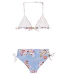 Цветочный бикини Zimmermann Kids, Denim Floral Multi - фото 3