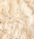 Платье из тюля с пайетками Self-Portrait Kids, кремовый - фото 3