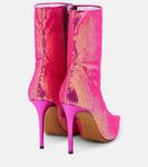 Ботильоны Sebert с пайетками Alexandre Vauthier, розовый - фото 2