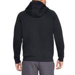 Толстовка men's rival fleece logo black Under Armour, черный - фото 4