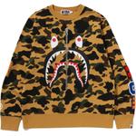 Свитшот мужской A BATHING APE, желтый - фото