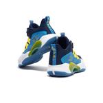 Детские баскетбольные кроссовки GS Low-top Deep Blue/Mango Yellow Xtep, желтый - фото 4