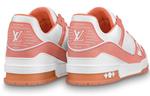 Кроссовки trainer sneakers 'peach white' Louis Vuitton, оранжевый - фото 4