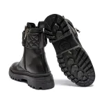 Кожаные ботильоны Love Moschino, черный - фото 4