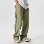 Повседневные брюки унисекс GTRG, черные с боковыми полосками в стиле пэчворк - фото 7