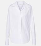 Хлопковая рубашка Dries Van Noten, белый - фото