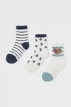 3 пары детских носков Mayoral, белый - фото