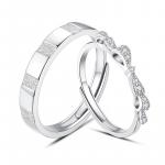 PARAS KORS Пара серебряных колец S925 Unisex - фото 11