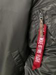 Alpha Industries куртка бомбер, зеленый - фото 5