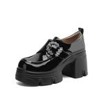 Туфли на высоком каблуке для женщин DAPHNE, Black - фото