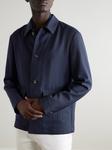 Тканая куртка-рубашка MR P., синий - фото 5
