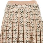 Мини-юбка T Monogram с высокой талией TORY BURCH, желтый - фото 7