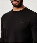 Лонгслив regular fit Replay, черный - фото 4